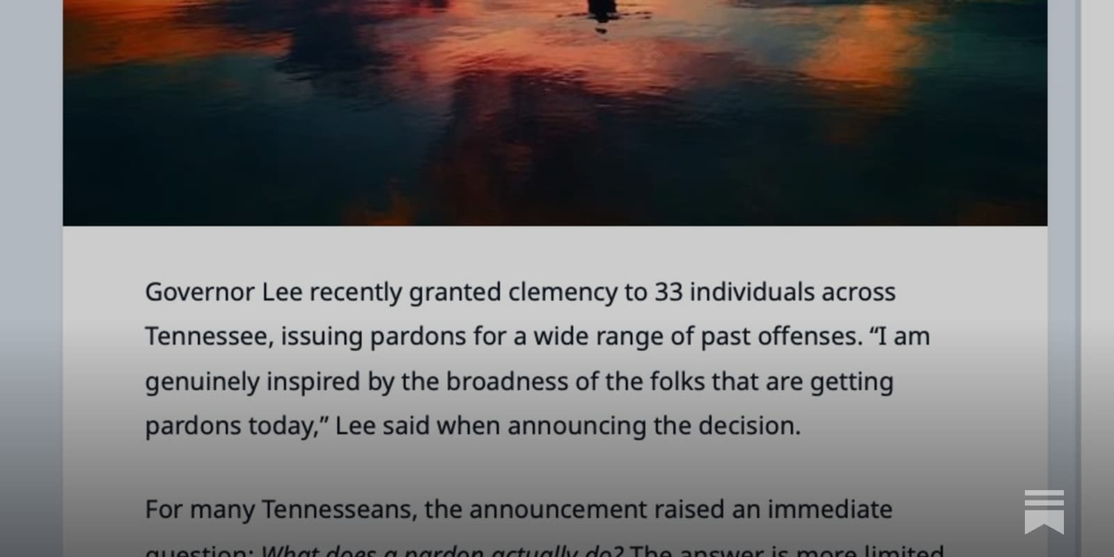 What a Tennessee Pardon Really Means — and What It Doesn’t