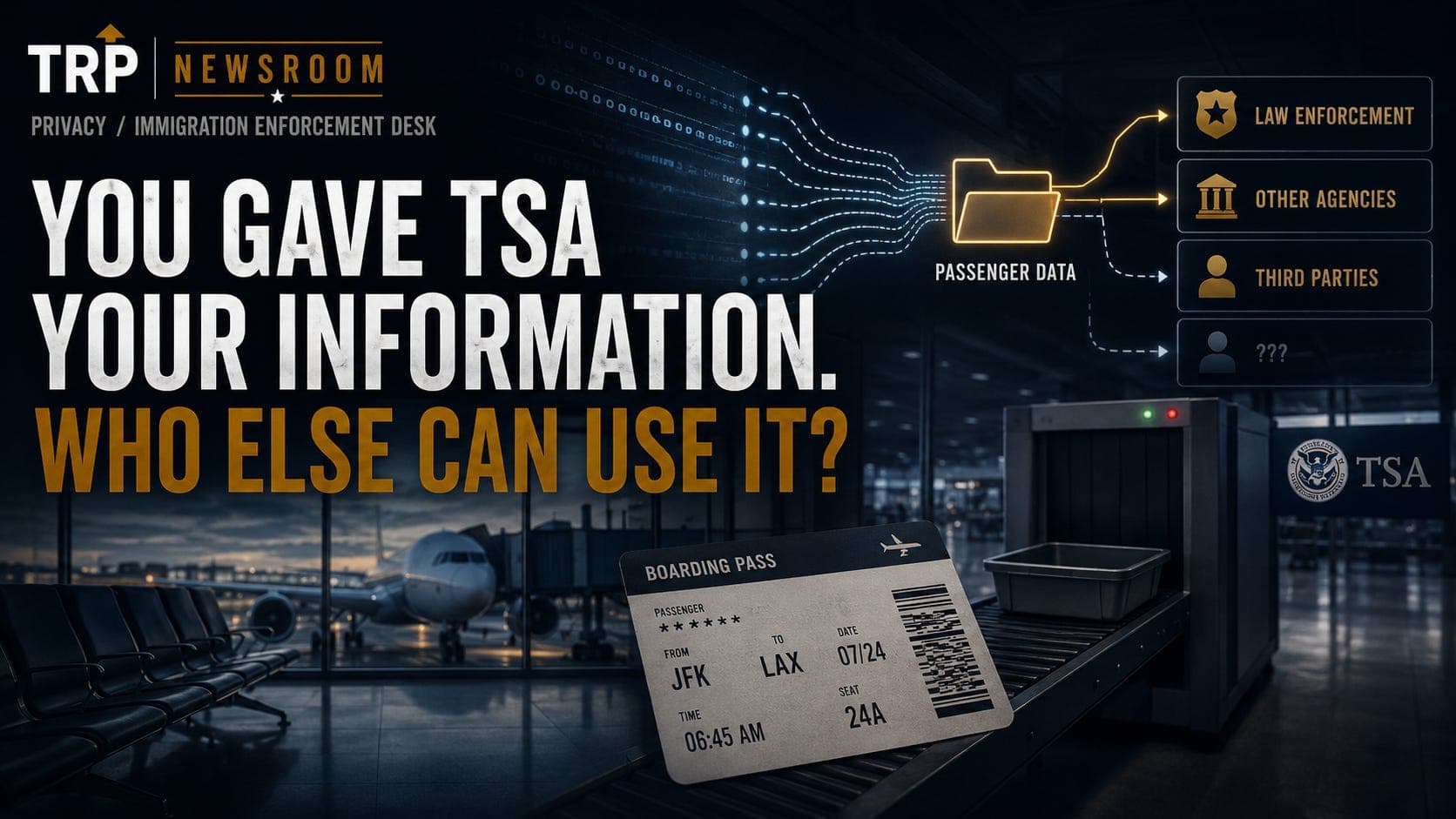 You Gave TSA Your Information to Board a Plane. Who Else Can Use It? artwork