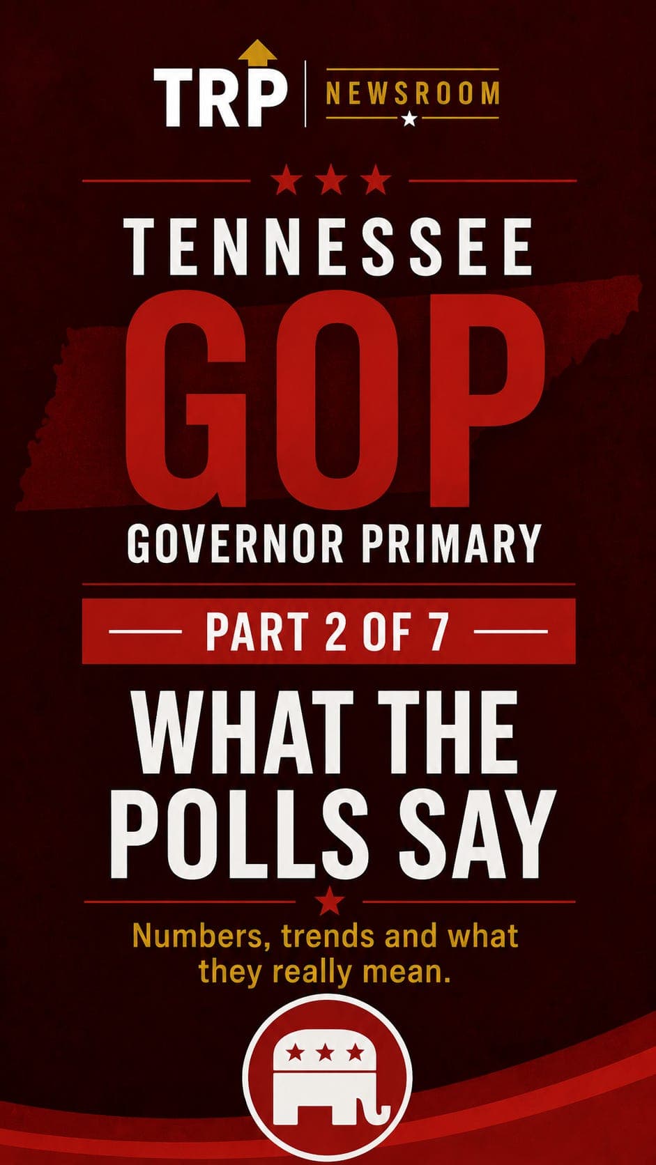 What the Tennessee GOP governor polls actually say — and what they do not artwork