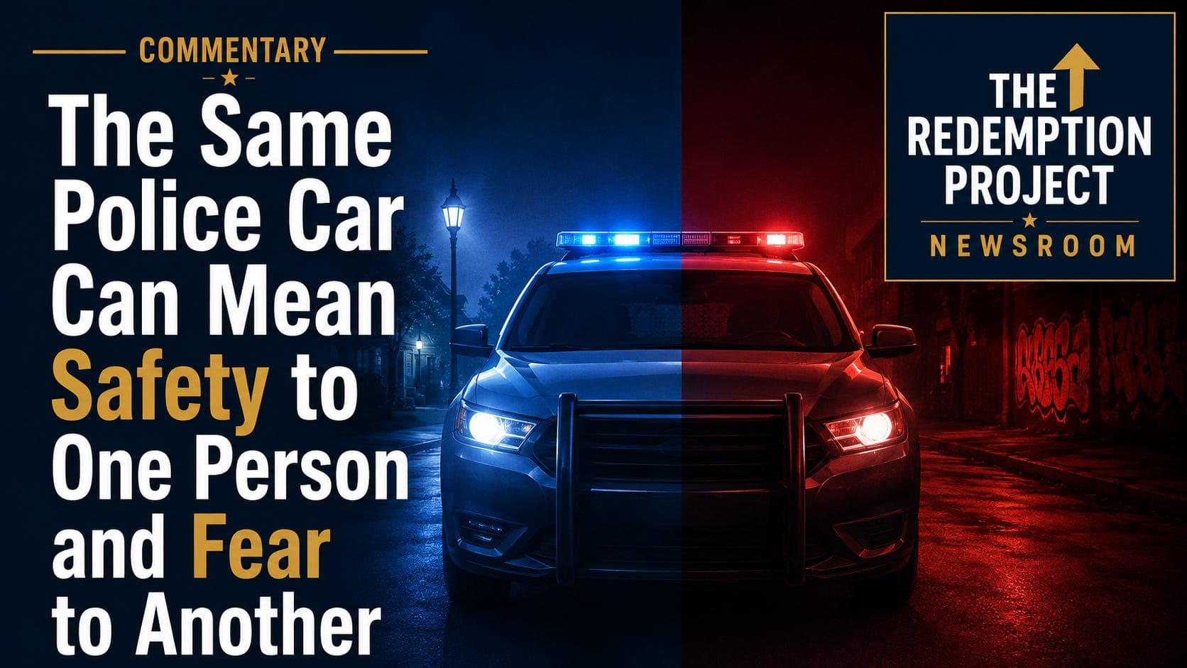 The Same Police Car Can Mean Safety to One Person and Fear to Another