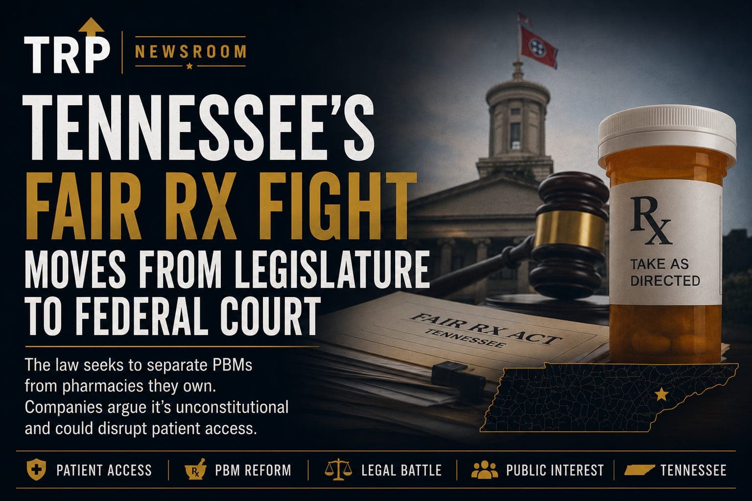 Systems Explained: Tennessee’s Fair Rx fight moves from the legislature to federal court artwork